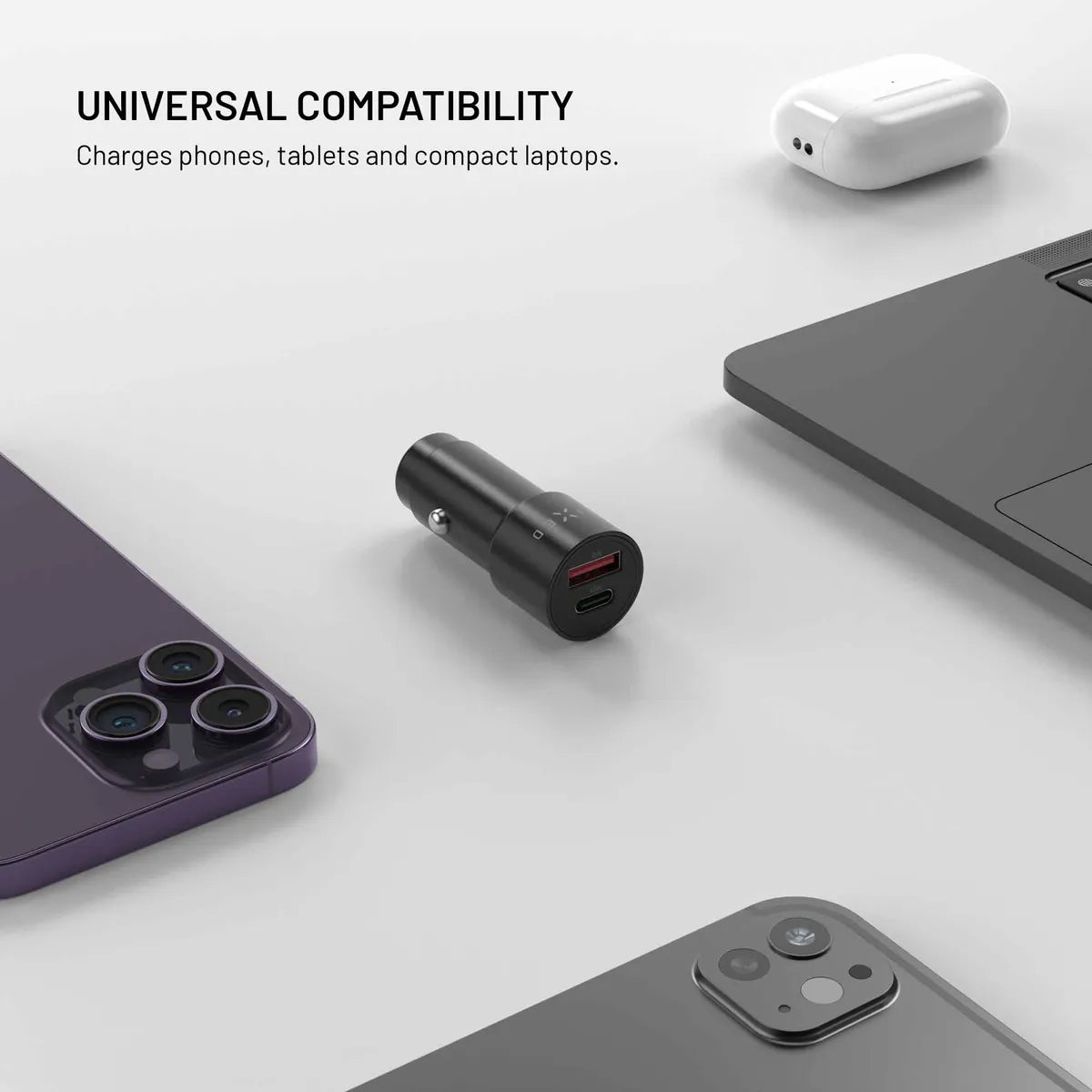Fixed Autolaturi PD 63W USB-A/USB-C