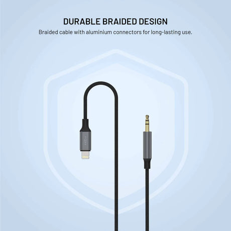 Fixed Äänökaapeli Link Premium Lightning - 3.5mm 1.5m