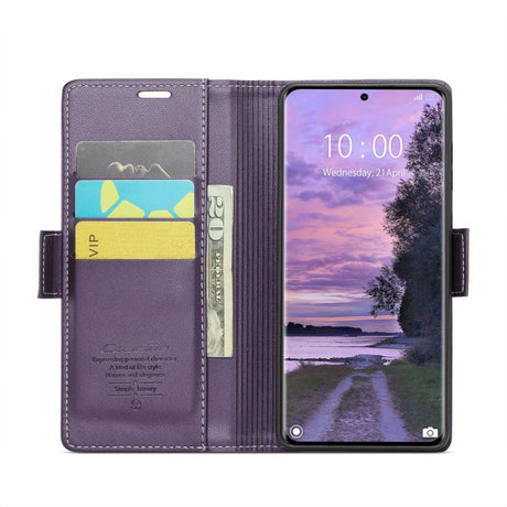 CaseMe Xiaomi Redmi Note 14 Pro 5G/14 Pro Plus 5G Kotelo 023 Series Violetti