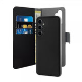 Puro Samsung Galaxy S23 FE Kotelo Wallet Detachable 2 in 1 Musta