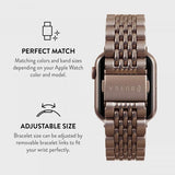 Burga Apple Watch 38/40/41/42mm ranneke, metallinen, ruusukulta