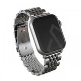Burga Apple Watch 38/40/41/42mm Metalliranneke Hopea