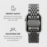 Burga Apple Watch 38/40/41/42mm Metalliranneke Hopea