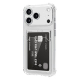 iPhone 17 Pro Läpinäkyvä kuori korttitelineellä