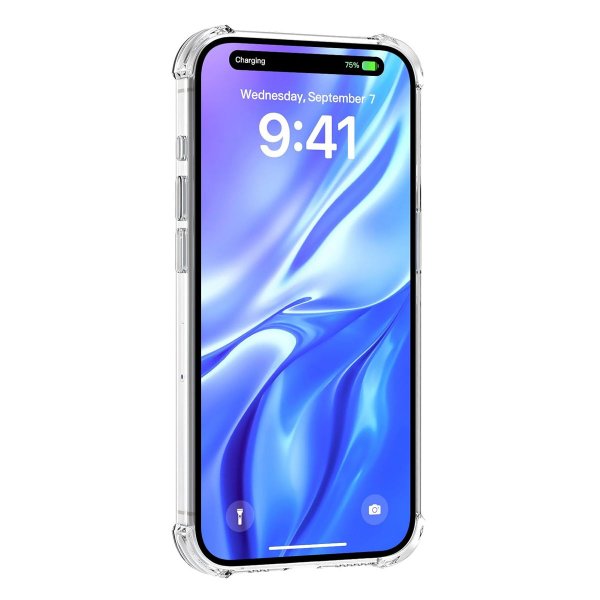 iPhone 17 Pro Max Kuori Korttipidike Läpinäkyvä