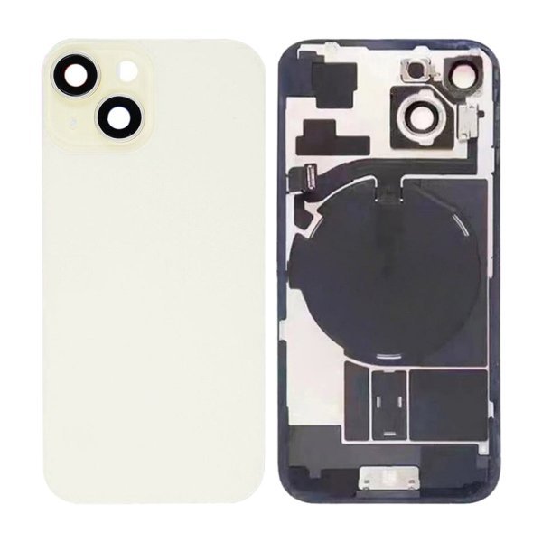 iPhone 15 Takalasi Täydellinen OEM - Keltainen