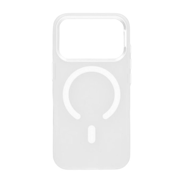 iPhone 17 Pro -kuori, kamerasuoja, MagSafe, valkoinen