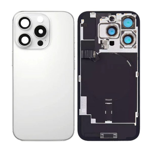 iPhone 16 Pro Takalasi pienosilla – Valkoinen titaani