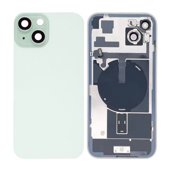 iPhone 15 Plus Takalasi pienosilla - Vihreä