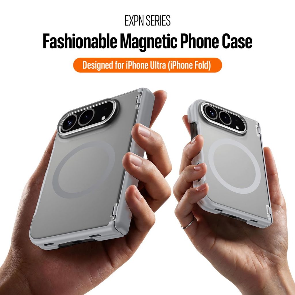 Dux Ducis iPhone Duo Kuori EXPN Series MagSafe Harmaa