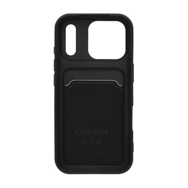 iPhone 17 Pro Kotelo Korttipidike Musta