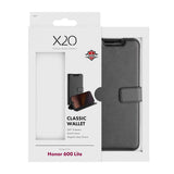 X2O Honor 600 Lite Kotelo Classic Wallet Musta