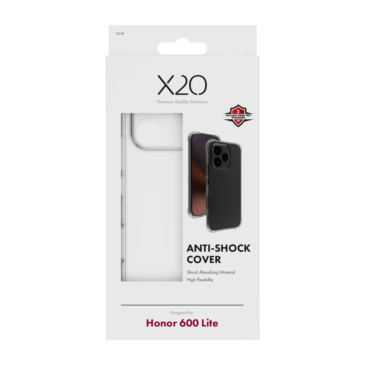 X2O Honor 600 Lite Kuori Anti-Shock Kirkas