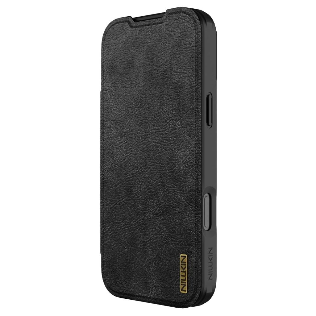 Nillkin iPhone 17 Pro/iPhone 18 Pro Kotelo Qin Pro Musta