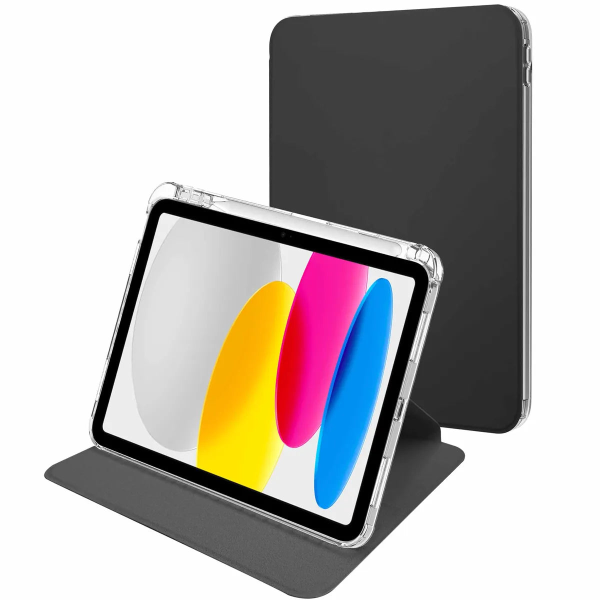 X2O iPad 10.9 (gen 10)/iPad 11 (A16) Kotelo 2in1 Mag Folio 360 Musta