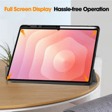 Samsung Galaxy Tab S11 Ultra/S12 Ultra Kotelo Tri-Fold Kynäloukero Harmaa
