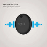 Fixed Tag Dual Smart Tracker Apple & Android Musta