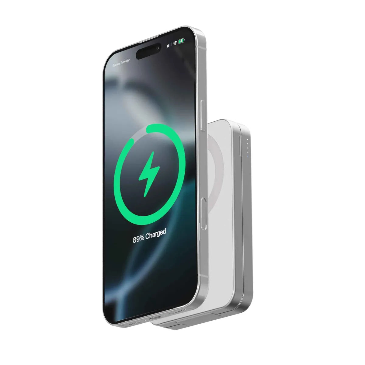 LINQ 3-in-1 MagSafe-powerbank Jalustan kanssa 8000 mAh
