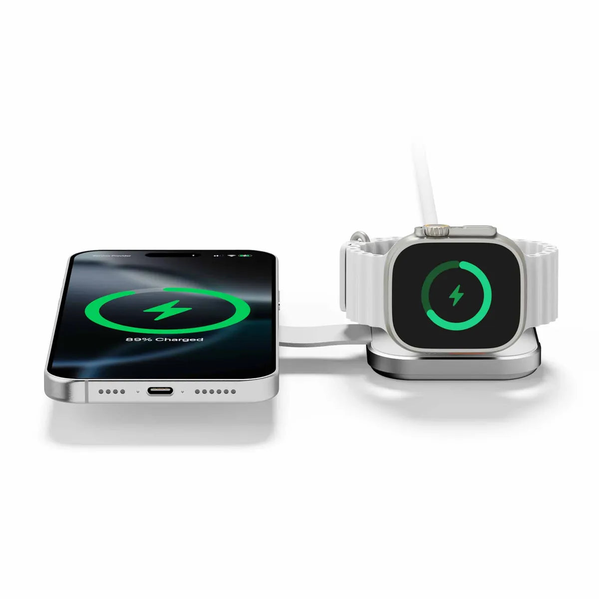 LINQ 2-in-1 Taittava Langaton Laturi MagSafe