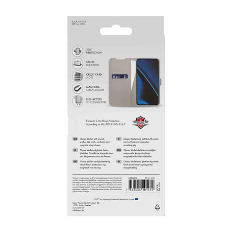 X2O Samsung Galaxy A27 Kotelo Classic Wallet Greige