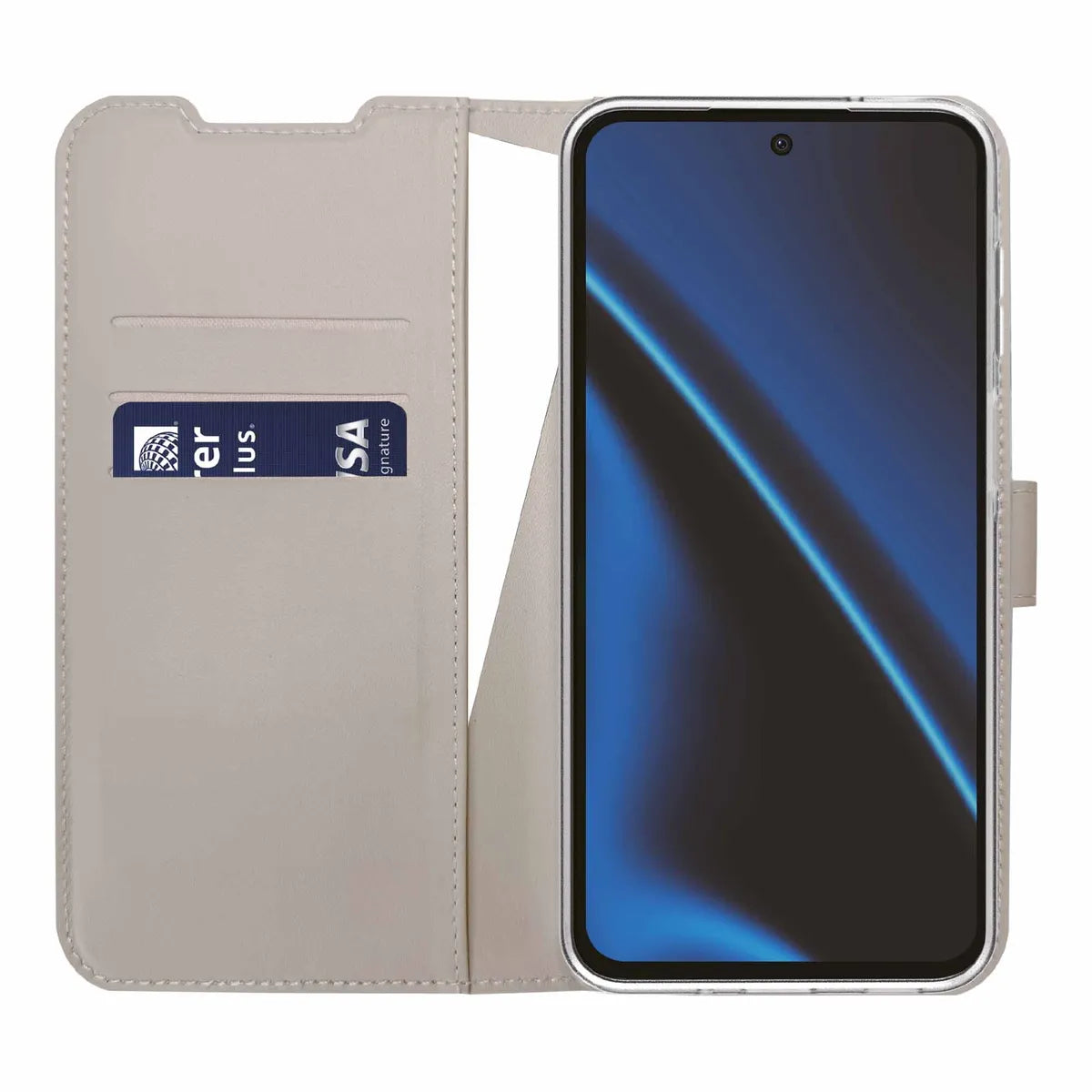 X2O Samsung Galaxy A27 Kotelo Classic Wallet Greige