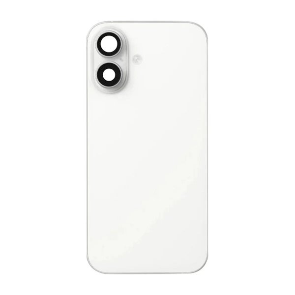 iPhone 16 Plus Takalasi pikkukomponenteilla - Valkoinen