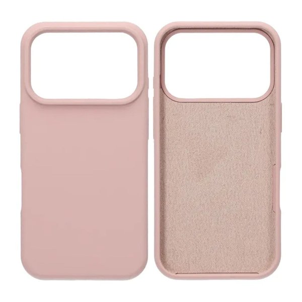 iPhone 17 Pro -kuori, nestemäinen silikoni, vaaleanpunainen
