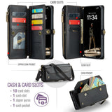 CaseMe iPhone 17 Pro Max/iPhone 18 Pro Max Kotelo C36 Series Musta