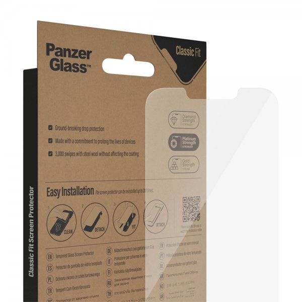 PanzerGlass iPhone 13/iPhone 13 Pro/iPhone 14 -näytönsuoja Classic Fit