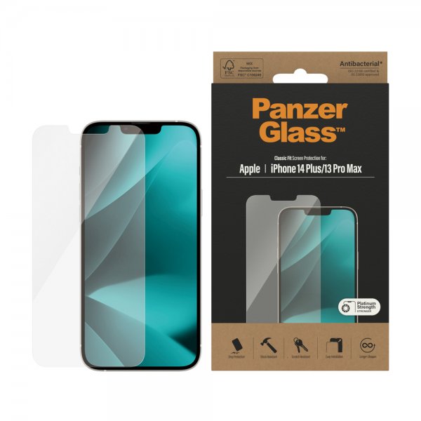PanzerGlass iPhone 13 Pro Max/iPhone 14 Plus Näytönsuoja Classic Fit
