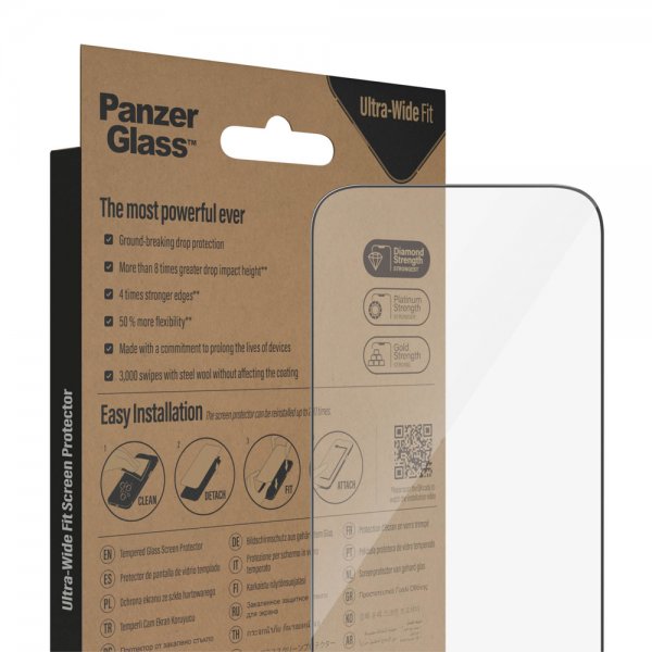PanzerGlass iPhone 14 Pro Näytönsuoja Ultra-Wide Fit