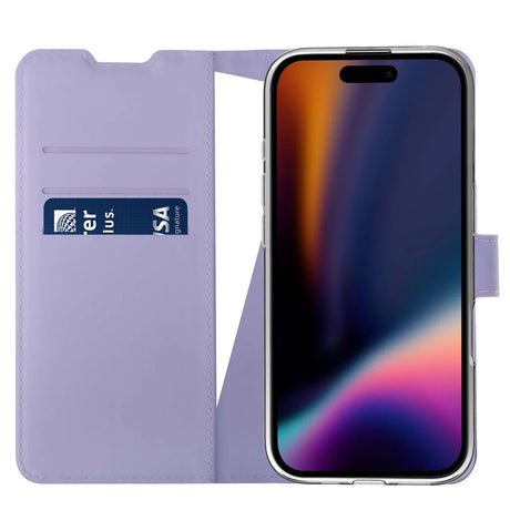 X2O iPhone 16 Kotelo Classic Wallet Violetti