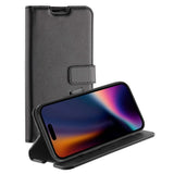 X2O iPhone 13/14/15 Kotelo Classic Wallet Musta