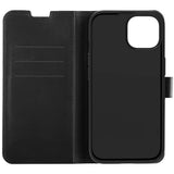 X2O iPhone 13/14/15 Kotelo Classic Wallet Musta