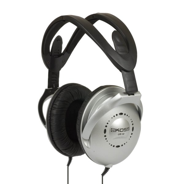 Koss UR18 Over Ear -kuulokkeet, hopea