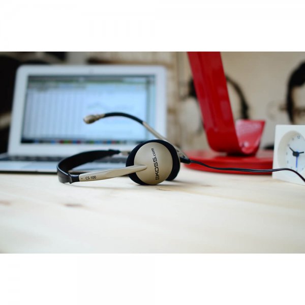 Koss Headset CS100 On-Ear USB Kulta/Musta