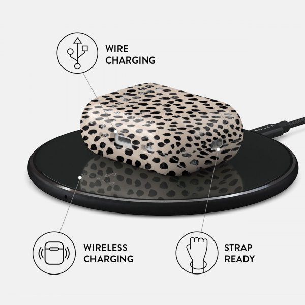 Burga AirPods Pro 2 Kuoret Design Almond Latte