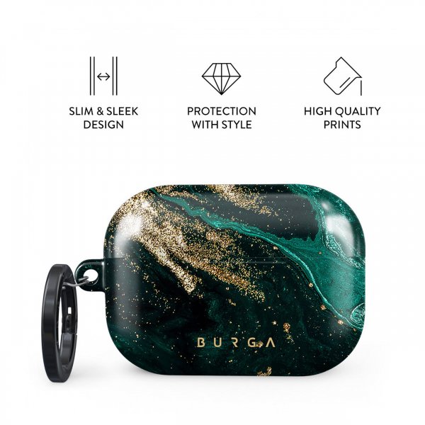 Burga AirPods Pro 2 Kuoret Malli Emerald Pool