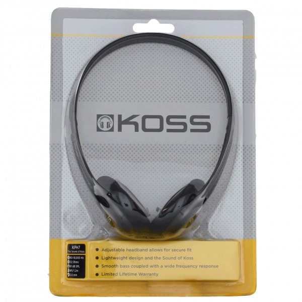 Koss KPH7 On-Ear -kuulokkeet, mustat