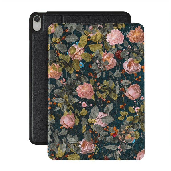 Burga iPad 10.9 (10. sukupolvi)/iPad 11 (A16) Folio-suojakotelo, Bloomy Garden