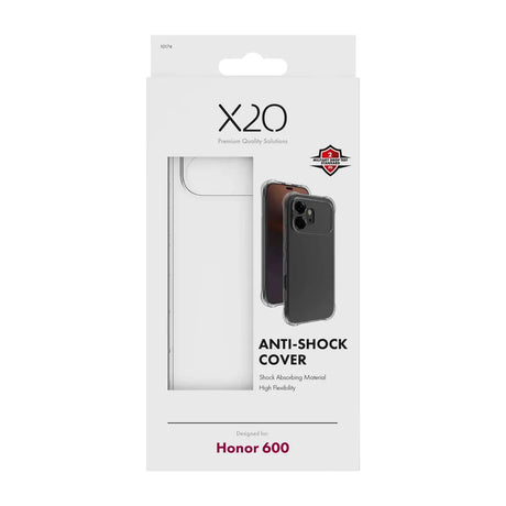 X2O Honor 600 Kuori Anti-Shock Kirkas