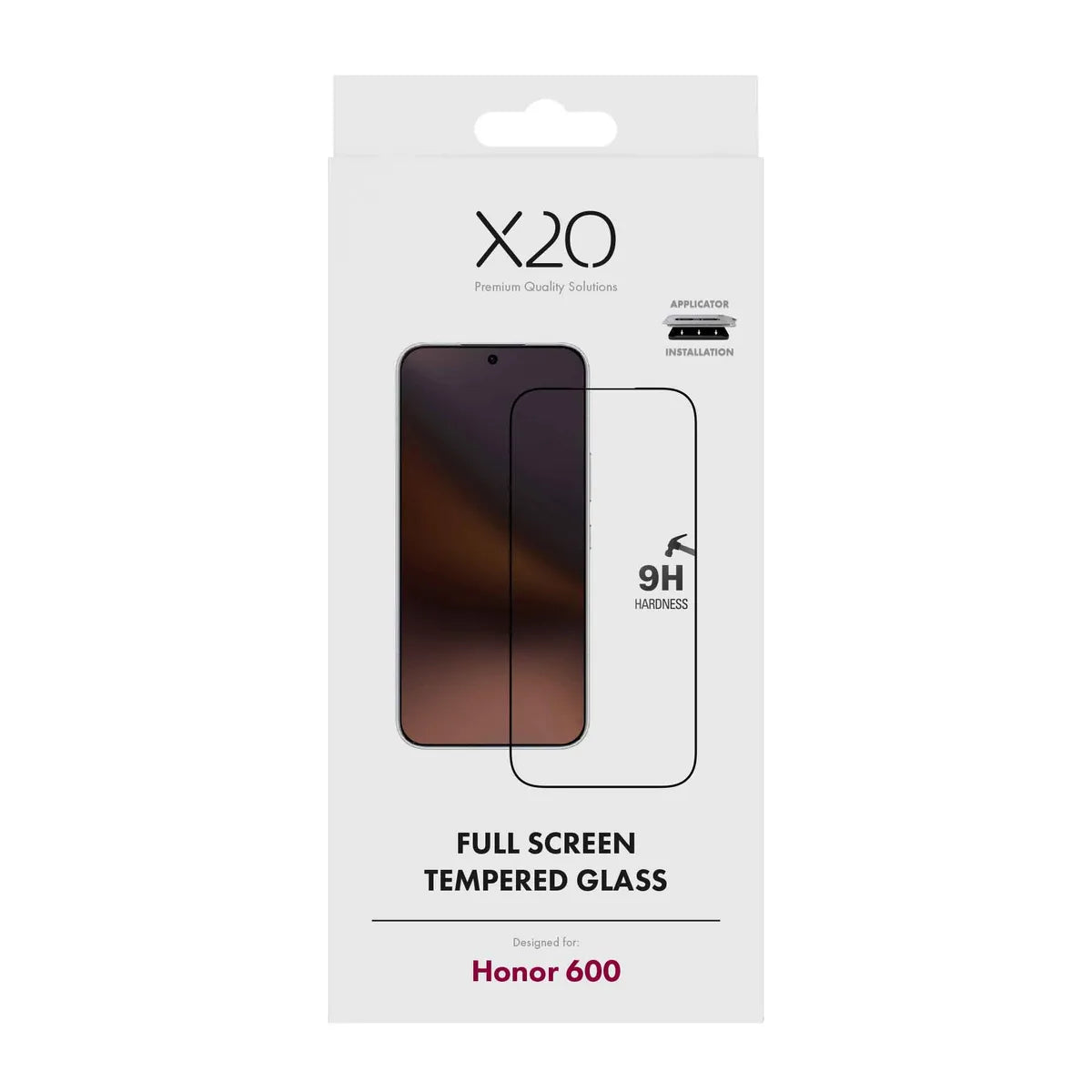 X2O Honor 600 Näytönsuoja Premium Full Screen