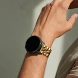 Burga Samsung Galaxy Watch 20mm Ranneke Metalli Kulta