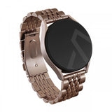 Burga Samsung Galaxy Watch 20mm Ranneke Metalli Ruusukulta