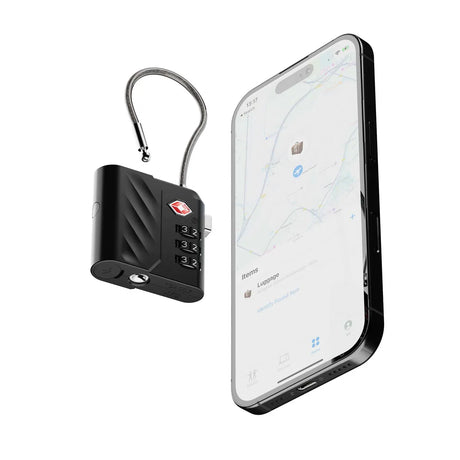 Xtorm Smart Tracker TSA Lock Tag iOS & Android Musta
