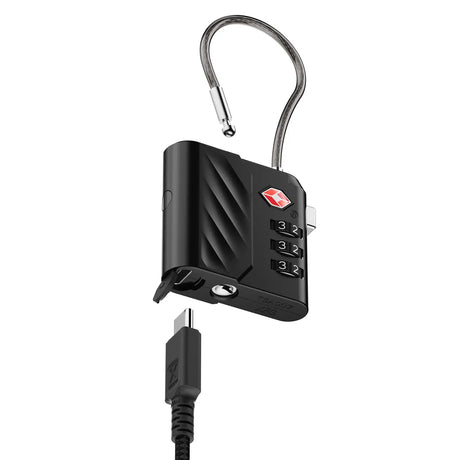 Xtorm Smart Tracker TSA Lock Tag iOS & Android Musta