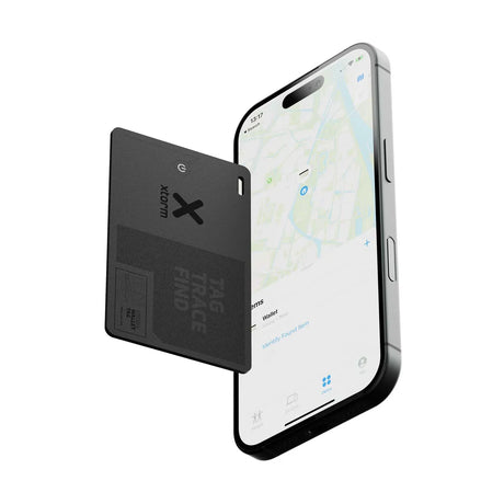 Xtorm Smart Tracker WalletTag iOS & Android Musta
