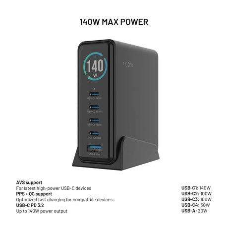 Fixed Pöytälaturi GaN140 Charging Dock