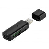 Vivanco USB 2.0 -muistikortinlukija, musta