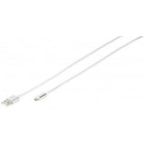 Vivanco-kaapeli Longlife Braided Micro-USB 1.5m Valkoinen
